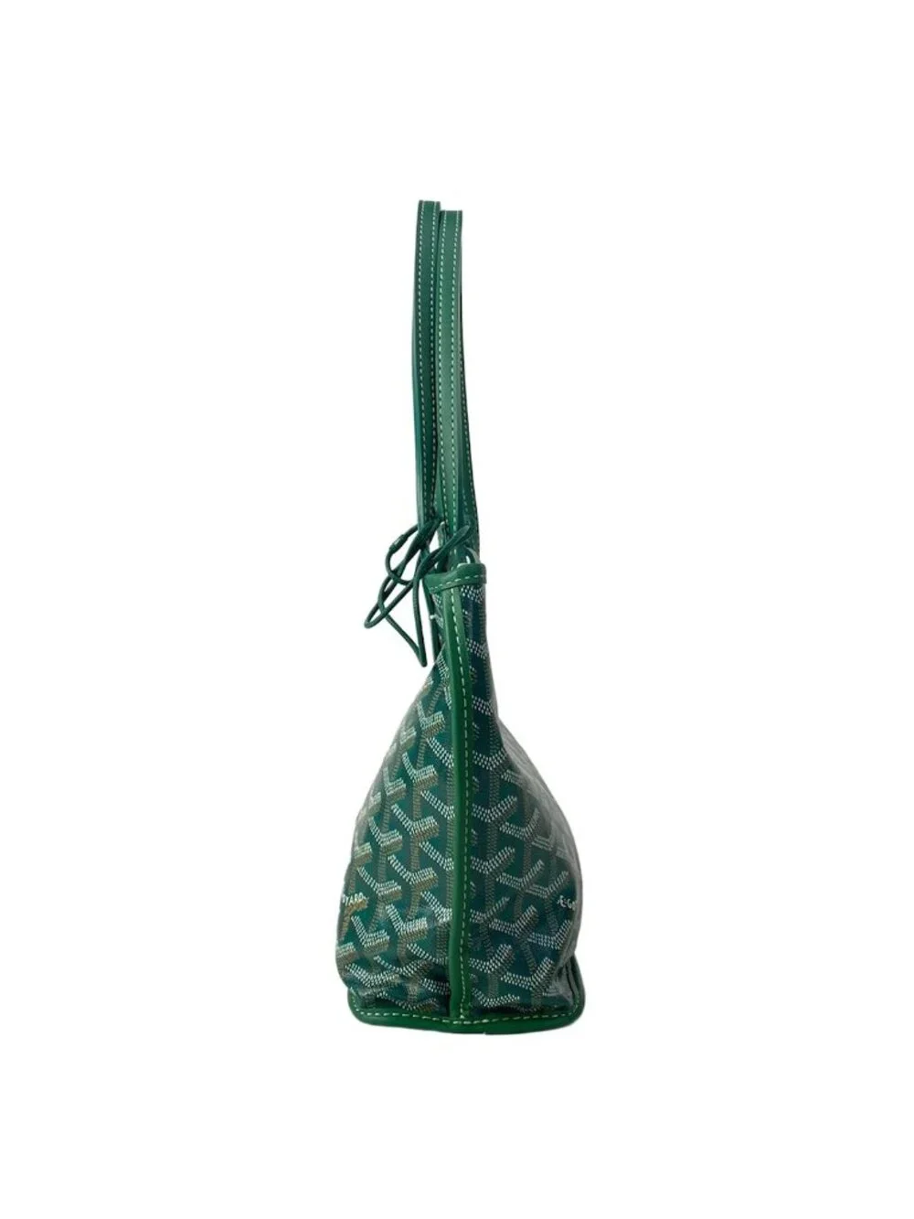 Goyard Tote Anjou Mini Green Leather